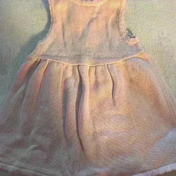 Vintage Classic Pooh by Disney Pink knitted dress 9 months - Picture 6 of 7